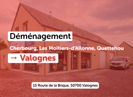 Nos agences des Moitiers-d'Allonne, Cherbourg et Quettehou déménagent